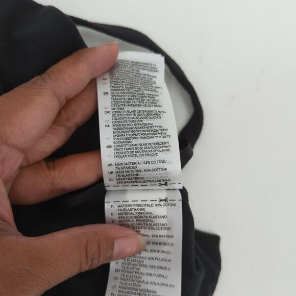 Adidas Women L Originals Trefoil Cropped Tank Top Black Halter DV2562 NEW - Picture 5 of 8